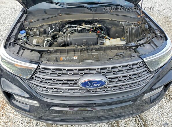 1FMSK7DH6MGC22711 2021 FORD EXPLORER Black Engine compartment view