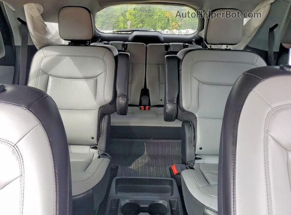 1FMSK7DH6MGC22711 2021 FORD EXPLORER Black Rear seats view