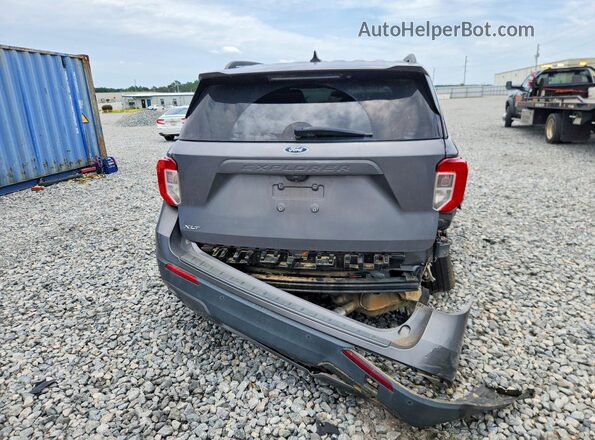 1FMSK7DH6MGC26676 2021 FORD EXPLORER Серый Вид сзади