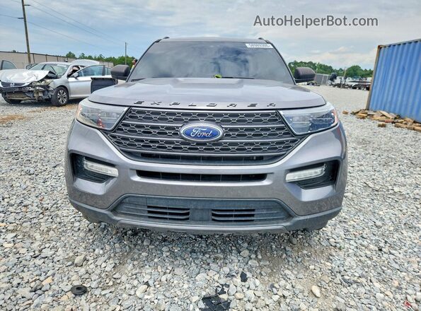 1FMSK7DH6MGC26676 2021 FORD EXPLORER Серый Вид спереди