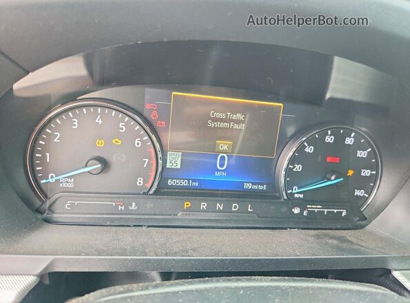1FMSK7DH6MGC26676 2021 FORD EXPLORER Серый Вид щитка приборов