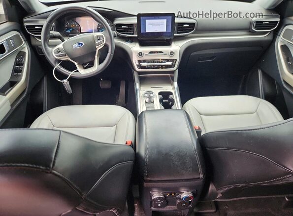 1FMSK7DH6MGC26676 2021 FORD EXPLORER Серый Вид панели приборов