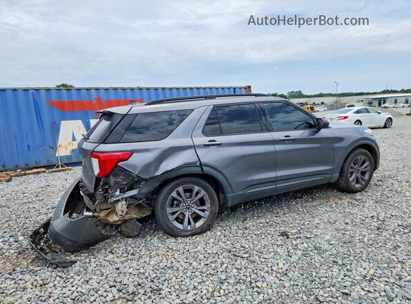 1FMSK7DH6MGC26676 2021 FORD EXPLORER Серый Задняя правая четверть