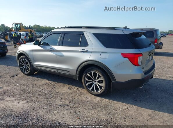 1FMSK7DH6MGC38410 2021 FORD EXPLORER Silver Rear left