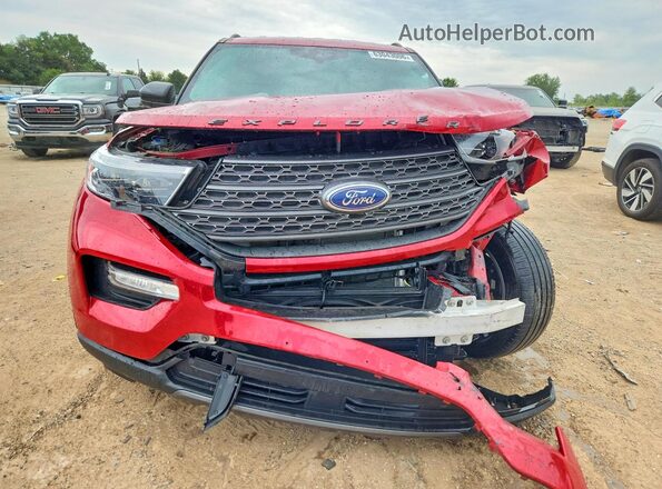 1FMSK7DH6NGB99321 2022 FORD EXPLORER Красный Вид спереди