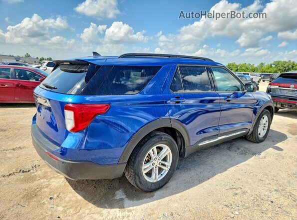1FMSK7DH6PGA97469 2023 FORD EXPLORER Blue Задня права чверть