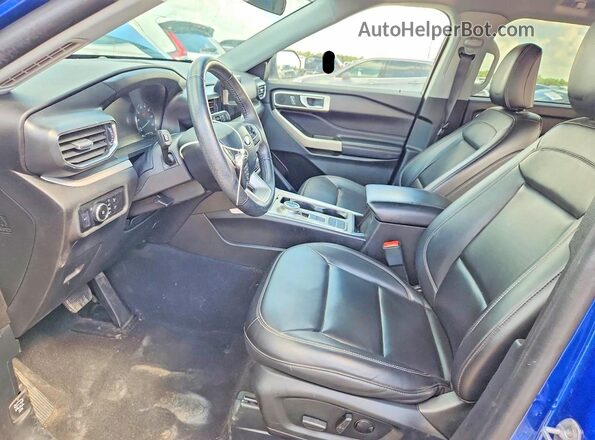 1FMSK7DH6PGA97469 2023 FORD EXPLORER Blue Вид салону спереду