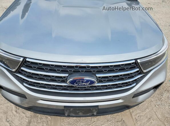 1FMSK7DH6PGC13172 2023 FORD EXPLORER Серебряный Вид задней части салона