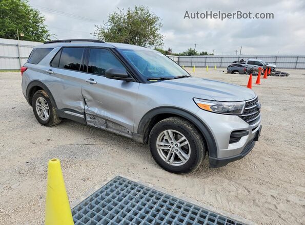 1FMSK7DH6PGC13172 2023 FORD EXPLORER Серебряный Передняя правая четверть