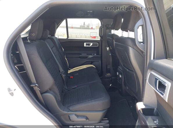 1FMSK7DH7LGB29355 2020 FORD EXPLORER White Vista de la etiqueta del VIN