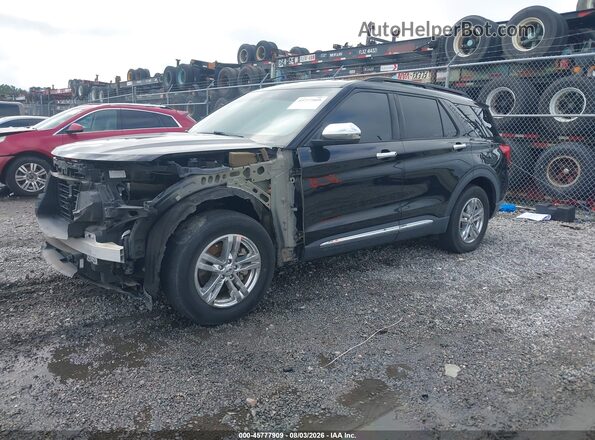 1FMSK7DH7LGB45846 2020 FORD EXPLORER Black Առջևի ձախ երեք քառորդ տեսարան