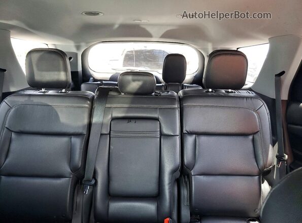 1FMSK7DH7LGC89705 2020 FORD EXPLORER Black Rear seats view