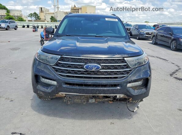 1FMSK7DH7LGC89705 2020 FORD EXPLORER Black Front view