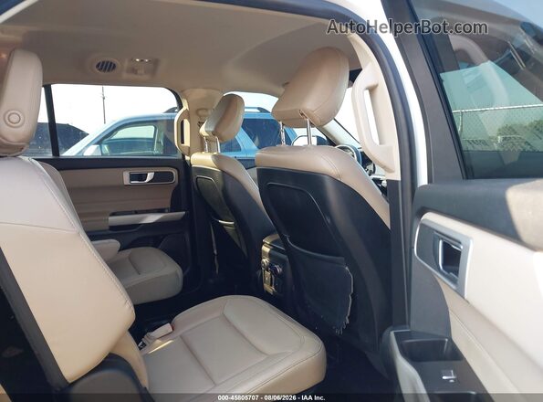 1FMSK7DH7LGD13114 2020 FORD EXPLORER White VIN კოდის სტიკერის ხედი