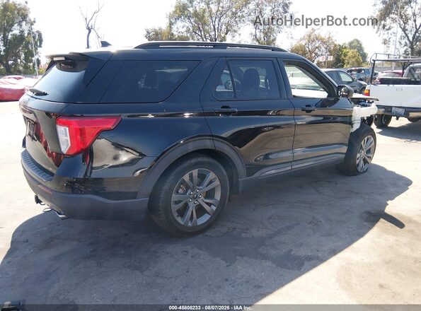 1FMSK7DH7MGB96071 2021 FORD EXPLORER Черный Задняя правая четверть