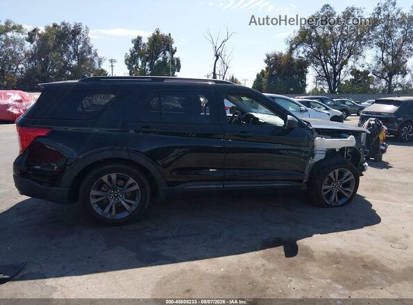 1FMSK7DH7MGB96071 2021 FORD EXPLORER Черный Панорамный вид салона 360°