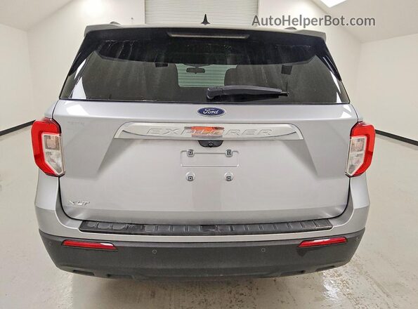 1FMSK7DH7MGC32146 2021 FORD EXPLORER Silver Вид ззаду