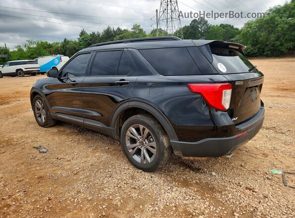 1FMSK7DH7MGC50274 2021 FORD EXPLORER Черный Задняя левая четверть