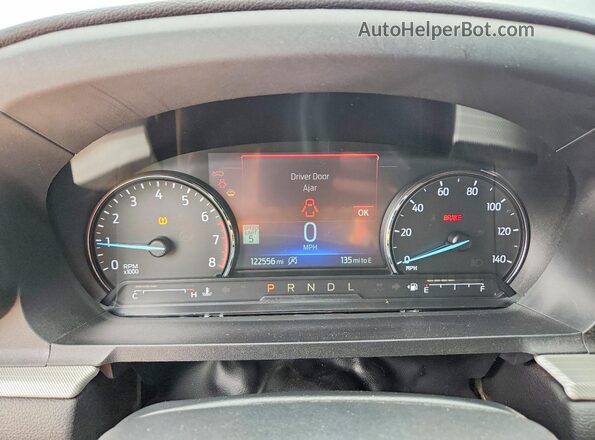 1FMSK7DH7MGC50274 2021 FORD EXPLORER Черный Вид щитка приборов