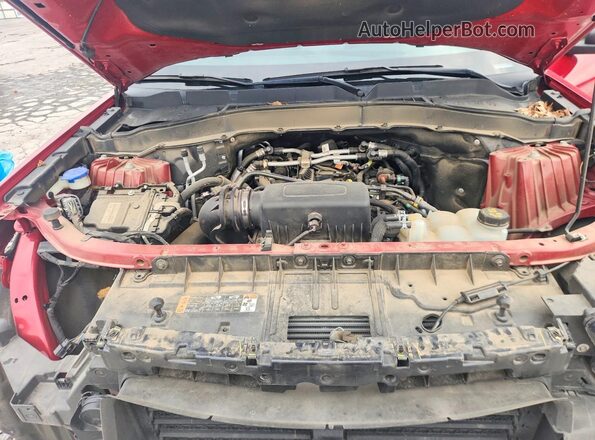 1FMSK7DH7MGC51120 2021 FORD EXPLORER Red Engine compartment view