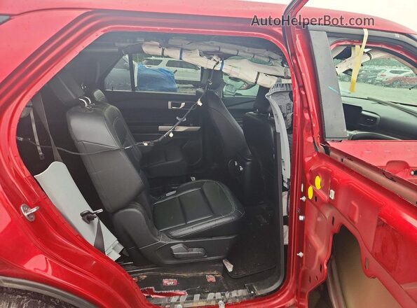 1FMSK7DH7MGC51120 2021 FORD EXPLORER Red Rear interior view