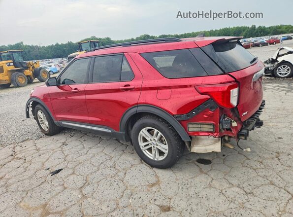 1FMSK7DH7MGC51120 2021 FORD EXPLORER Red Rear left