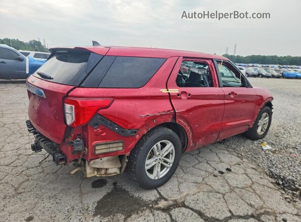 1FMSK7DH7MGC51120 2021 FORD EXPLORER Red Rear right