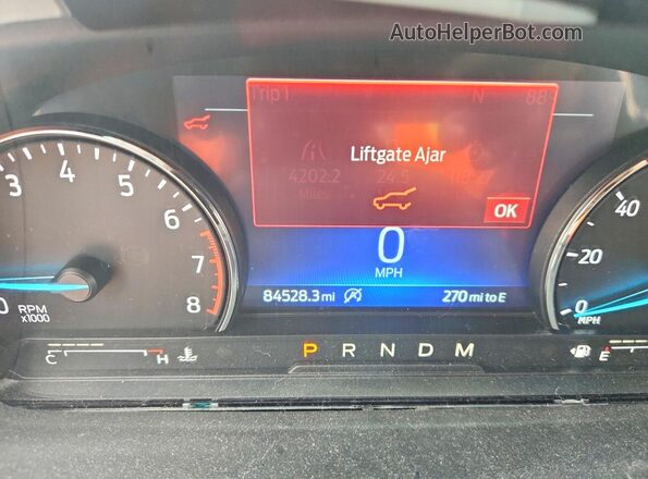 1FMSK7DH7MGC51120 2021 FORD EXPLORER Red Instrument cluster view
