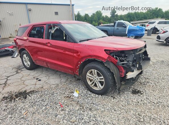 1FMSK7DH7MGC51120 2021 FORD EXPLORER Red Front right