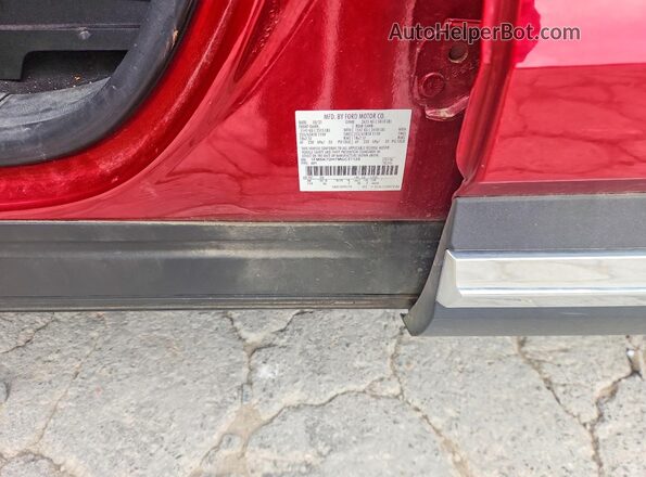 1FMSK7DH7MGC51120 2021 FORD EXPLORER Red 360 interior view