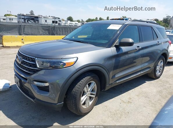 1FMSK7DH7NGB43047 2022 FORD EXPLORER Gray Передня ліва чверть