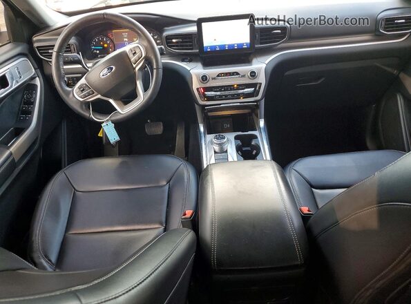 1FMSK7DH7NGB99425 2022 FORD EXPLORER Белый Вид панели приборов