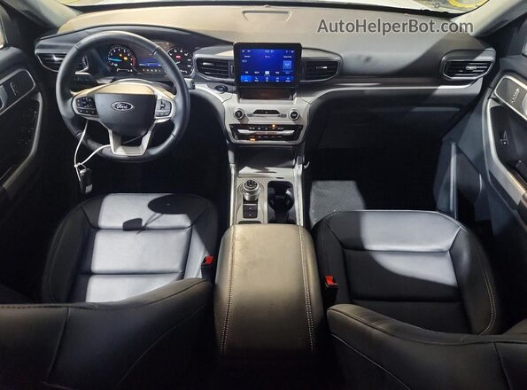 1FMSK7DH7PGB93479 2023 FORD EXPLORER White Առջևի վահանակի տեսք