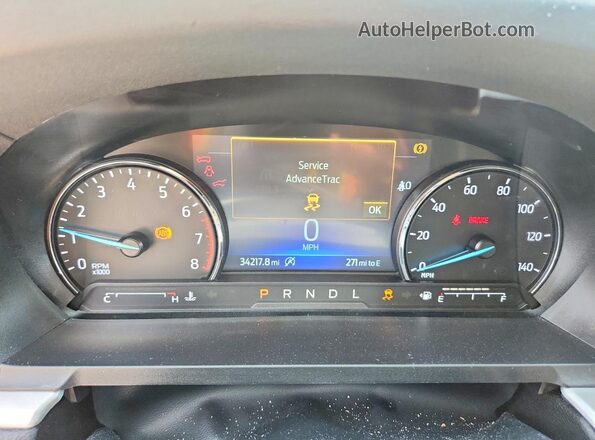 1FMSK7DH7RGA67187 2024 FORD EXPLORER White Սարքավորումների վահանակի տեսք