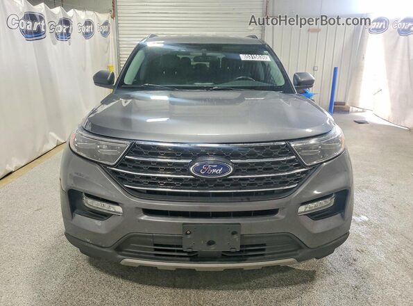 1FMSK7DH7RGA71336 2024 FORD EXPLORER Gray Vista frontal