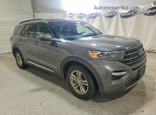 1FMSK7DH7RGA71336 2024 FORD EXPLORER Gray Delantero derecho