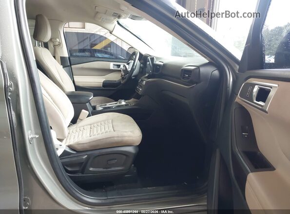 1FMSK7DH8LGB39022 2020 FORD EXPLORER Зеленый Вид салона спереди
