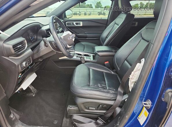1FMSK7DH8LGC09201 2020 FORD EXPLORER Blue Вид салону спереду