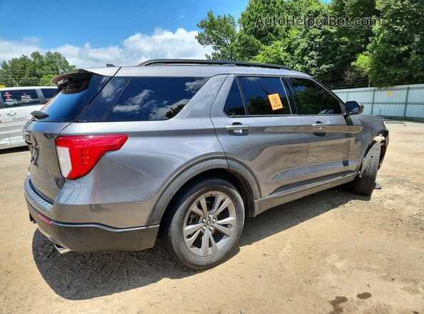 1FMSK7DH8MGA78126 2021 FORD EXPLORER Серый Задняя правая четверть