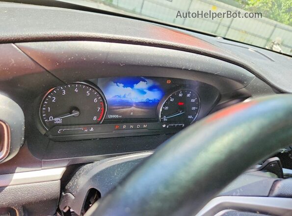 1FMSK7DH8MGA78126 2021 FORD EXPLORER Серый Вид щитка приборов