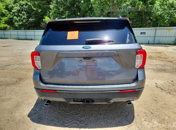 1FMSK7DH8MGA78126 2021 FORD EXPLORER Серый Вид сзади