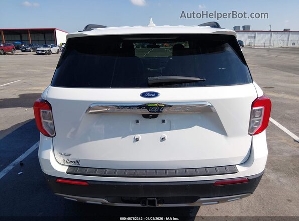 1FMSK7DH8MGB68019 2021 FORD EXPLORER White Widok wnętrza z tyłu