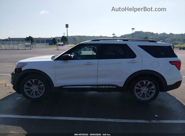 1FMSK7DH8MGB68019 2021 FORD EXPLORER White Widok deski rozdzielczej