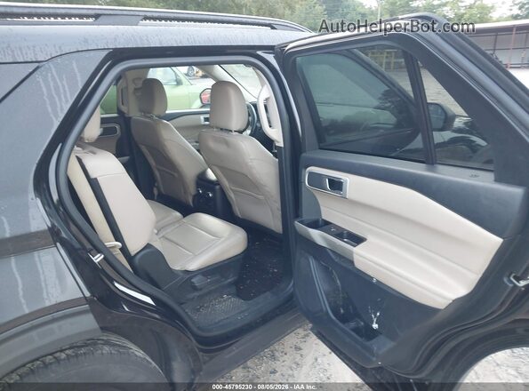 1FMSK7DH8NGA50490 2022 FORD EXPLORER Black Vista de la etiqueta del VIN