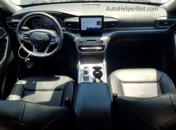 1FMSK7DH8PGB76917 2023 FORD EXPLORER Gray წინა პანელის ხედი