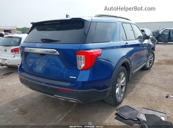 1FMSK7DH9LGB15988 2020 FORD EXPLORER Blue Trasero derecho