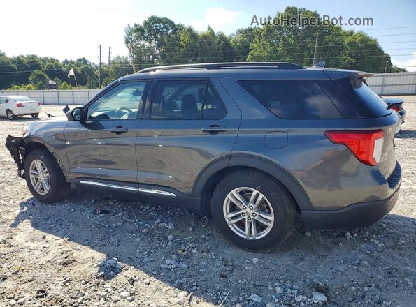1FMSK7DH9LGB46366 2020 FORD EXPLORER Gray Trasero izquierdo