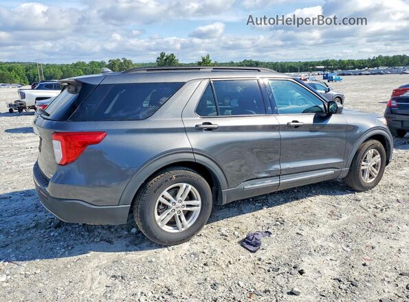 1FMSK7DH9LGB46366 2020 FORD EXPLORER Gray Trasero derecho