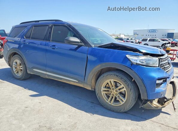 1FMSK7DH9LGB92506 2020 FORD EXPLORER Blue წინა მარჯვენა