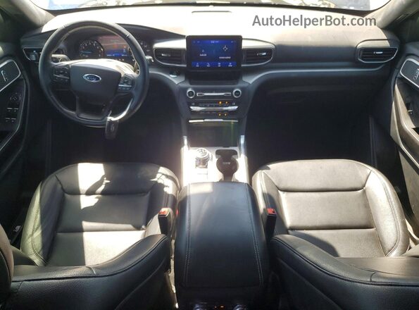 1FMSK7DH9LGB92506 2020 FORD EXPLORER Blue წინა პანელის ხედი